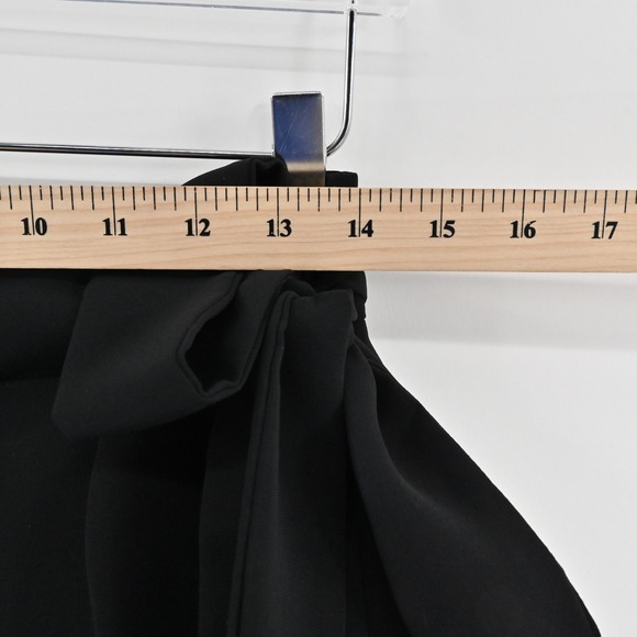 LK Bennett Womens Black Jogger Style Dress Pants Size 8 Tie Waist Quiet Luxury - Picture 3 of 11